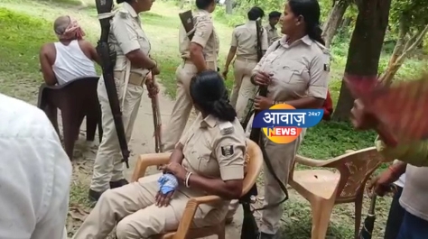 मधुबनी : असामाजिक तत्वों के द्वारा पुलिस पे हमला