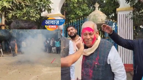 नीतीश कुमार के पैतृक गांव कल्याण बीघा में होली और दिवाली एक साथ