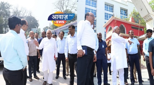 मुख्यमंत्री ने पटना समाहरणालय का किया निरीक्षण