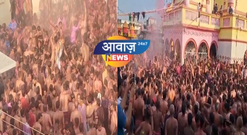 सहरसा : बनगांव में धूमधाम से मनाई गई घूमौर होली