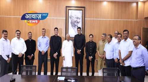 मुख्यमंत्री से बिहार कैडर के भारतीय वन सेवा के प्रशिक्षु अधिकारियों ने मुलाकात की