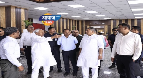 मुख्यमंत्री ने पटना स्थित बिपार्ड स्किल पार्क के दक्षता भवन का किया निरीक्षण